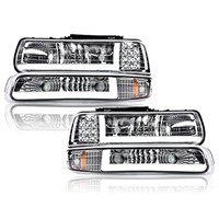 PIT66 Headlights, Compatible with 1999-2002 Chevy