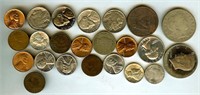 Mixed Dates & Denominations Some Silver 23 PCS