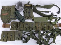 US Militray Ammo Pouches, Belts, Canteen Cup