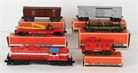 LIONEL 2348 ENGINE & 5 CARS w/ BOXES