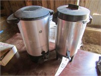2 electric coffee pots