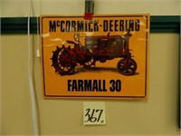 McCormick-Deering Farmall 30 New Tin Sign, 11"x14"