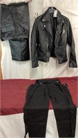 Leather Pants, New Polyester Jacket, Cloth