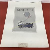 Automobile ad Vanity Fair February 1926 Lincoln