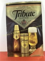 * 1980 Schlitz Tribute light beer poster 20 x 30