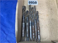 Drill Bits: 15/32, 41/36, 33/64, 7/16, 2 Unknown