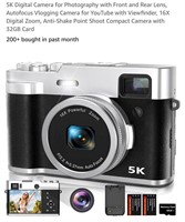 5K Digital Camera for Photography