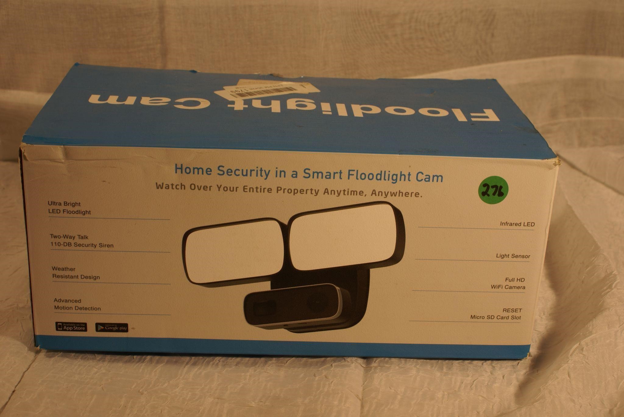 Home Security Smart Floodlight Security Camera