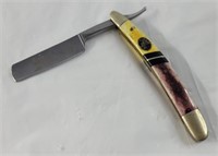 Vintage steel warrior straight razor