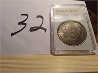 1878 8TF CH BU+ Morgan Silver Dollar