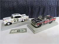 (2) #22 larger 11" DieCast Car Collectibles