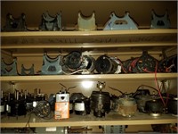 Electric Motors, Stands, Etc., Various Sizes