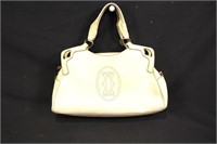 Cartier Ivory Marcello De Cartier Shoulder Bag