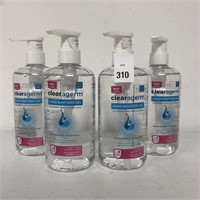 4PCS CLEARAGERM HAND SANITIZER GEL SIZE 500ML