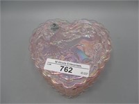 Fenton Humming Bird heart box