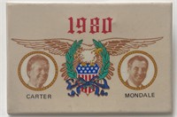 Jimmy Carter 1980 campaign pin