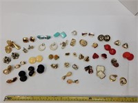 38 Mixed Clip On Fashion Earrings Wide Variety