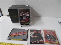 Reggie Jackson Baseball Card & 3-Nascar Cards