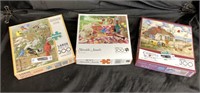 PUZZLES FOR FUN LOT / 3 BOXES