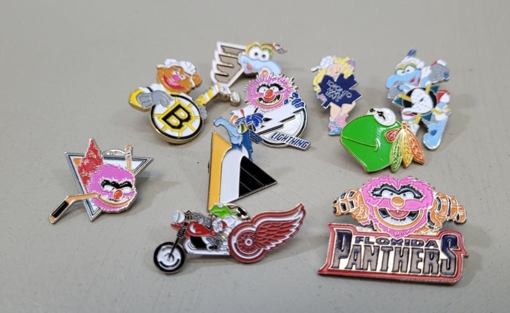 The Muppets NHL Pins