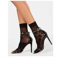 $14.99 One Size INC 2-Pk. Floral Anklet Socks
