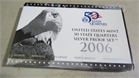 2006 US MINT STATE QTRS. SILVER PROOF SET