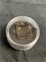 .75 X .5 “ SQUARE CUT BRAZILIAN SMOKEY TOPAZ