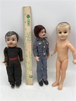 Vintage Male Doll figures