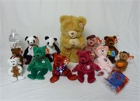 Ty Beanie Baby Bears & Praying Ty Plush Bear