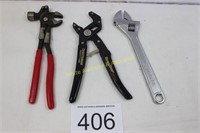 Multi-Tool / Robo Grip & 10" Cresent Wrench