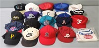 Group of Sports Related & Baseball Hats