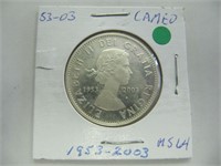 '53 - '03 CAMEO 50 CENT CND COIN