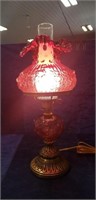 (1) Fenton Lamp w/ Box (21" Tall)