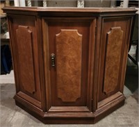 Cute Cherry Wood Hall Cabinet.  34"x14"x29"