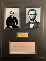 Abraham Lincoln And John Wilkes Booth Custom Matte