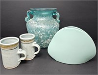 Vases and Hand Crafted Pottery Cups