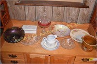 Glassware, Pticher, Plates