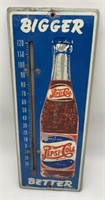 Tin Pepsi Cola Thermometer