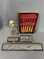 Abacus, Table Lighter, Snow Crest Bank, etc.