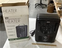 SAI fan-forced electric utility heater model