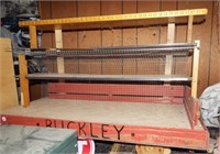 Buckley wagon with shelves for display.