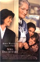 Autograph Mrs. Doubtfire Poster