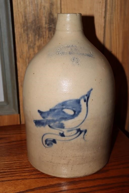 Ottman Bros & Co Fort Edward NY blue bird