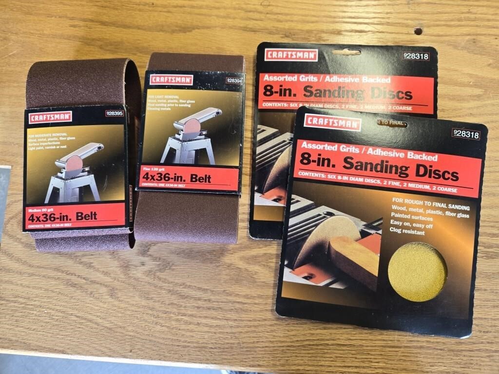 Belt & sanding disc's