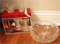 Crystal Candle Holders, Bowl++