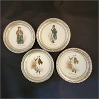 Dickens Characters Coasters 1950s Amston; Res $10
