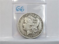 1882 CC Silver Morgan Dollar $1 90% Carson City