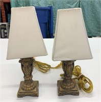 Pair 11.5" Table Lamps