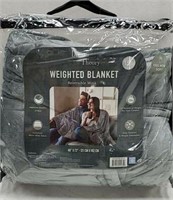 Dream theory 15lb grey weighted blanket