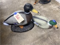 2 Duck Decoys approx 16"